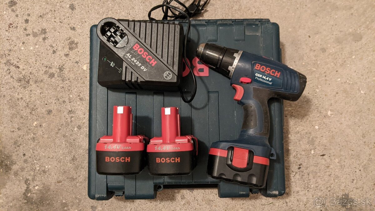 Akumulátorová vŕtačka BOSCH GSR 14,4 V Professional