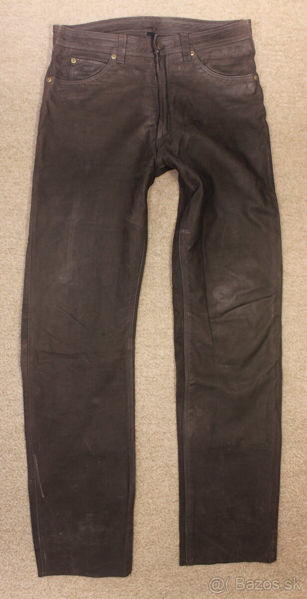 Pánské kožené kalhoty W32 L32 l312