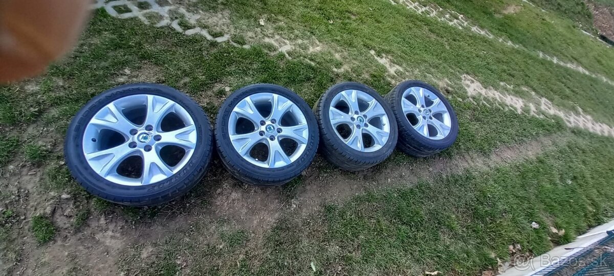 Disky 5x112 R17 originál Škoda