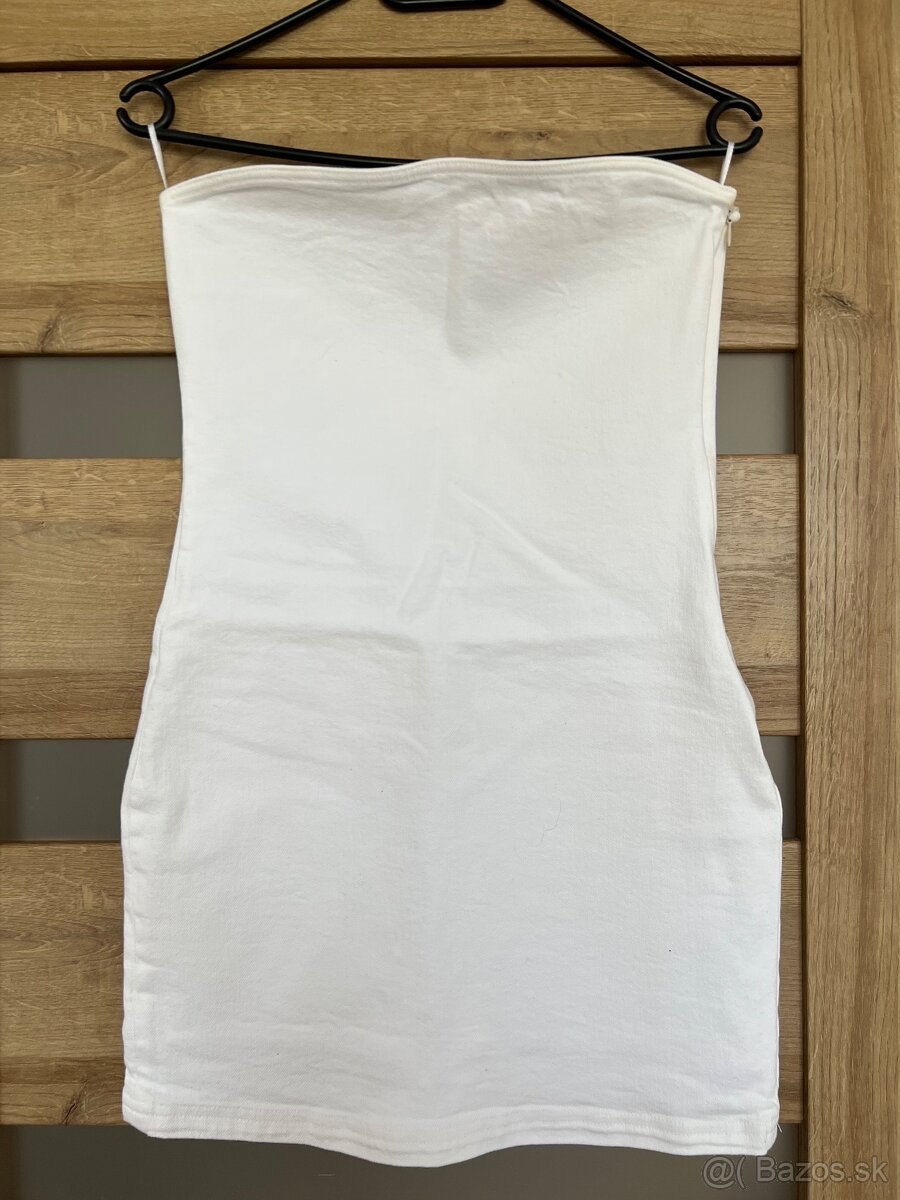 Zara biele mini šaty