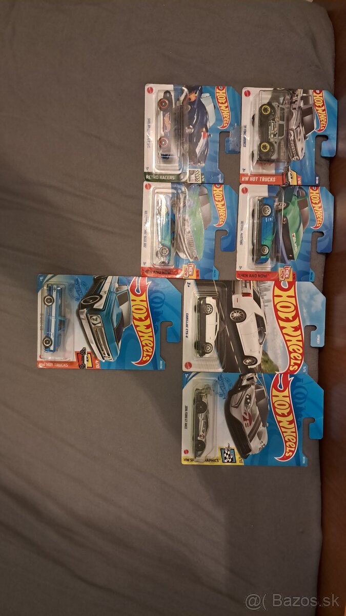 Hotwheels zbierka amerických aút 13 ks