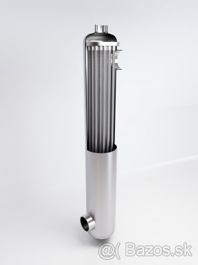 B130 - Bazénový rúrkový výmenník tepla 38 kW - 16 bar