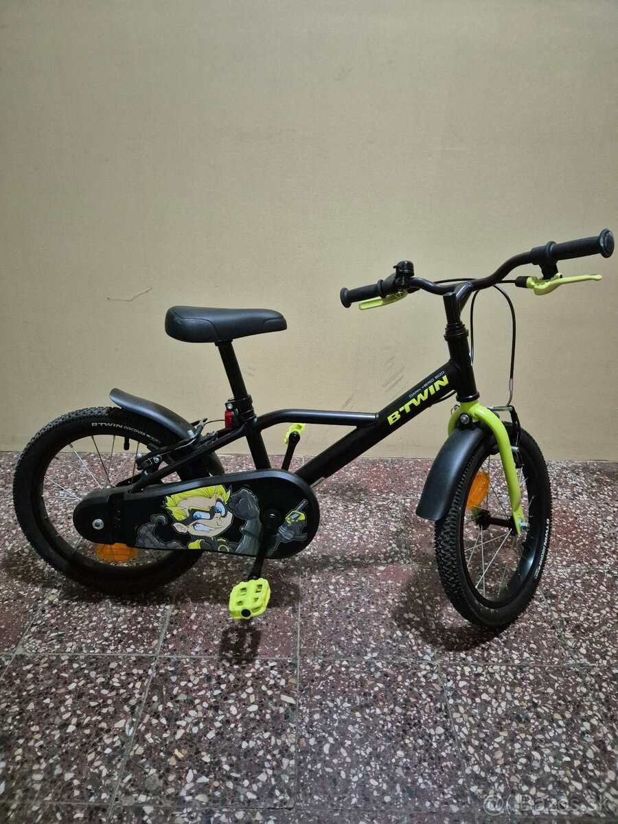16"bicykel B-Twin dark hero 500