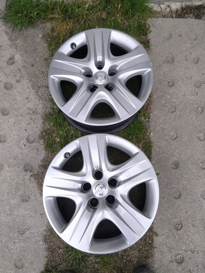 5 x 115 plechové disky OPEL,CHEVROLET.
