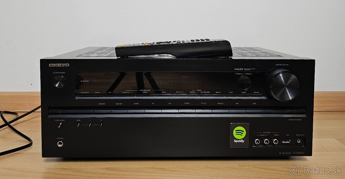 Onkyo TX-NR626 / Wi-Fi a Bluetoot Spotify, ...