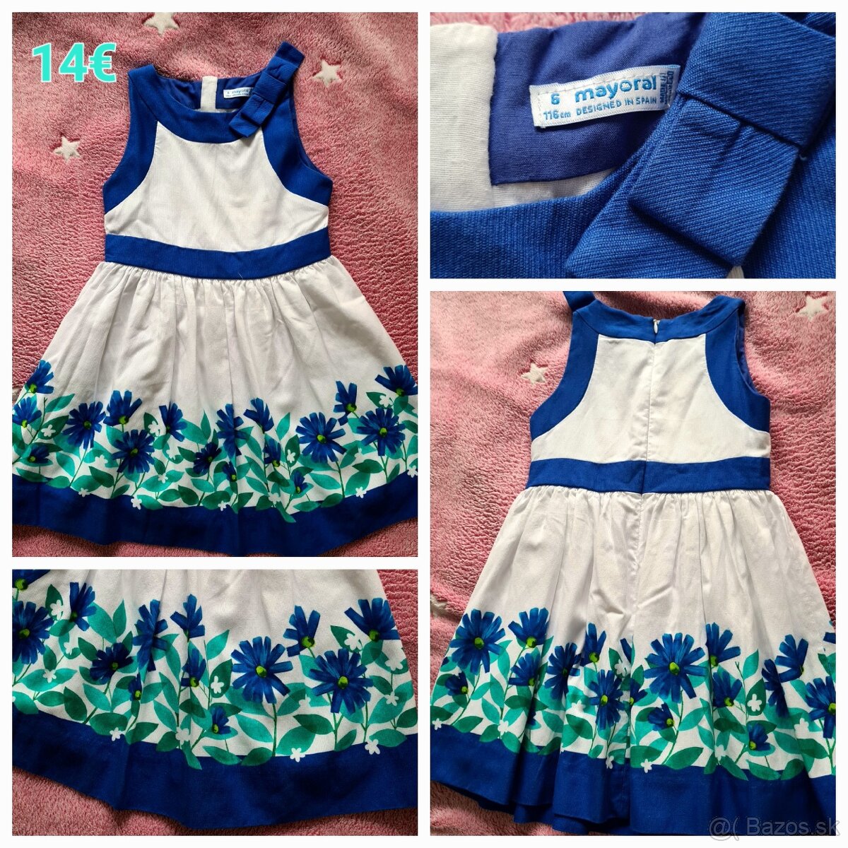 3x dievčenské šaty Mayoral, veľ. 104/110/116