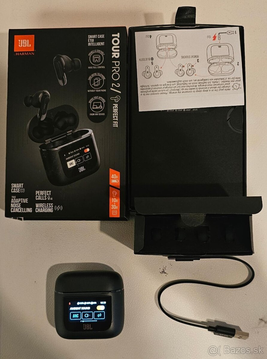 JBL Tour Pro 2 čierne