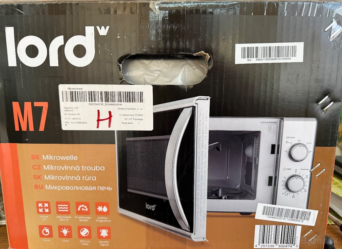 Mikrovlnná rúra LORD M7