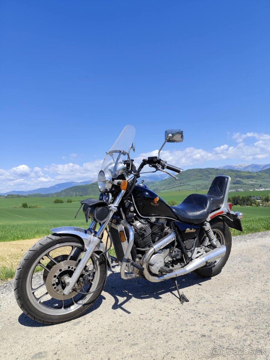 Honda shadow, STK do 8/2028, kožená brašňa vpredu