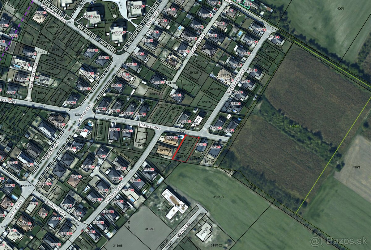 Na predaj: Pozemok v Kvetoslavove - 801 m² za 210 000 EUR