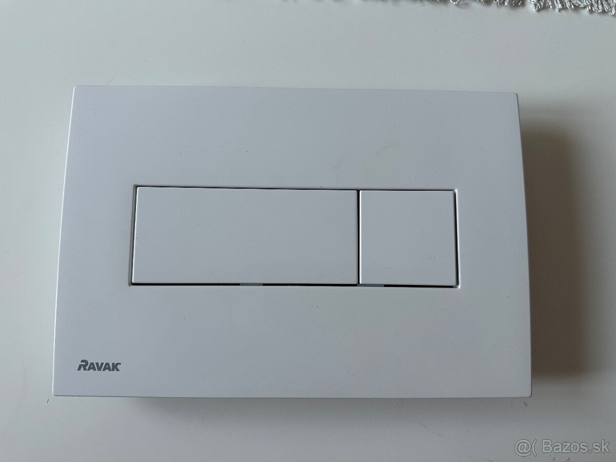 WC Ravak ovladacie tlačidlo biele plastové