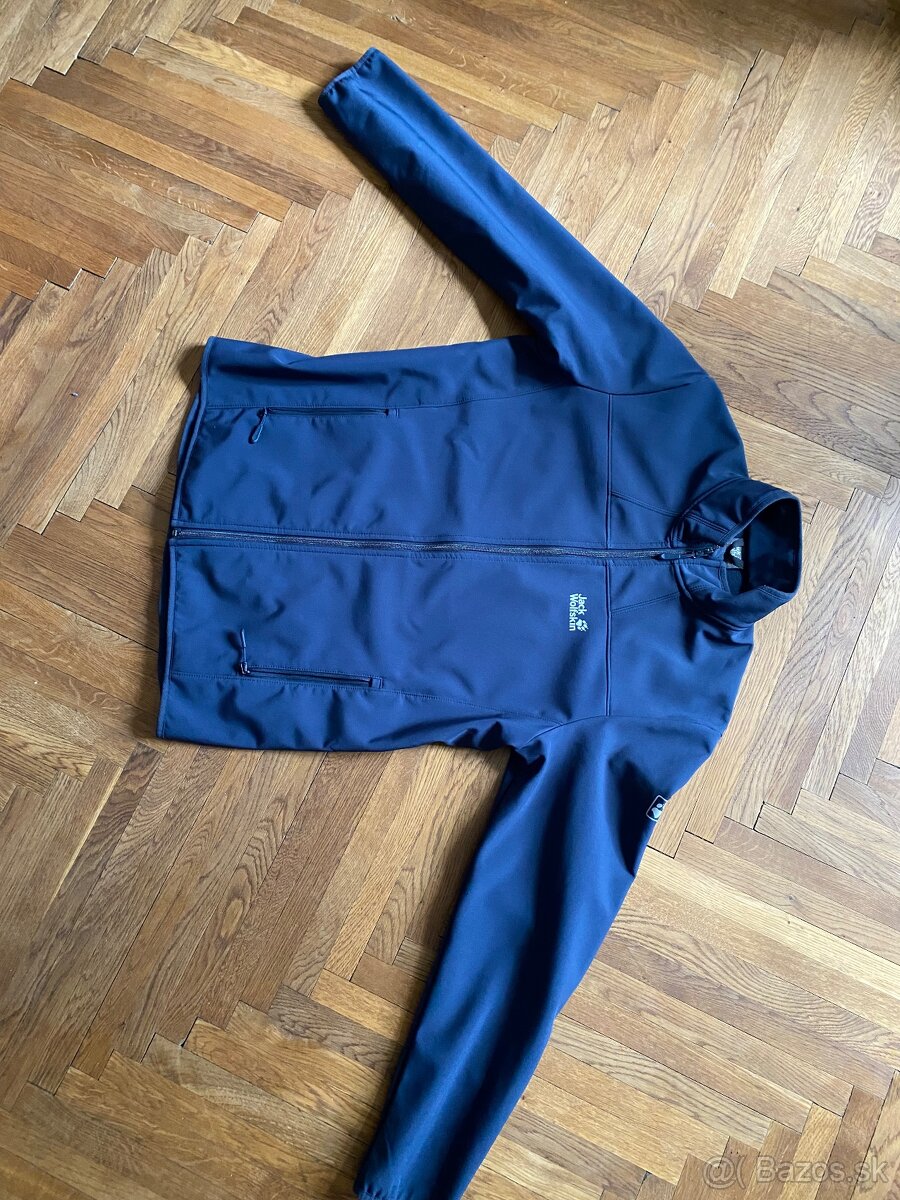 Softshellová bunda Jack Wolfskin – tmavomodrá, L