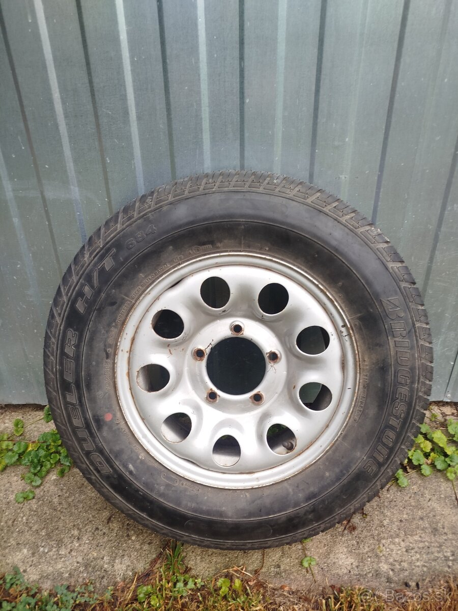Rezervné koleso 5x139,7 r15