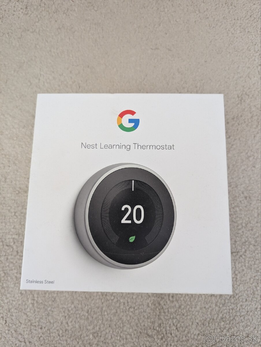 Google Nest Thermostat 3rd gen komplet