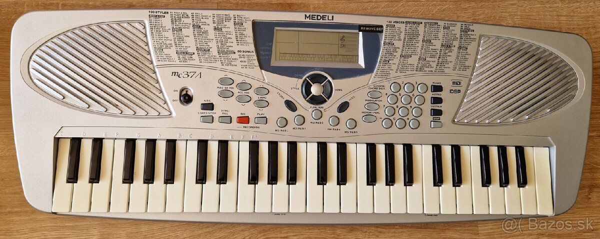 detské klávesy Medelli MC37A