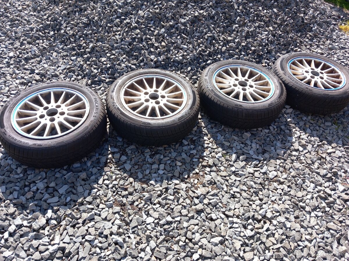 185/60 R16 zimné pneumatiky+disky BMW 1