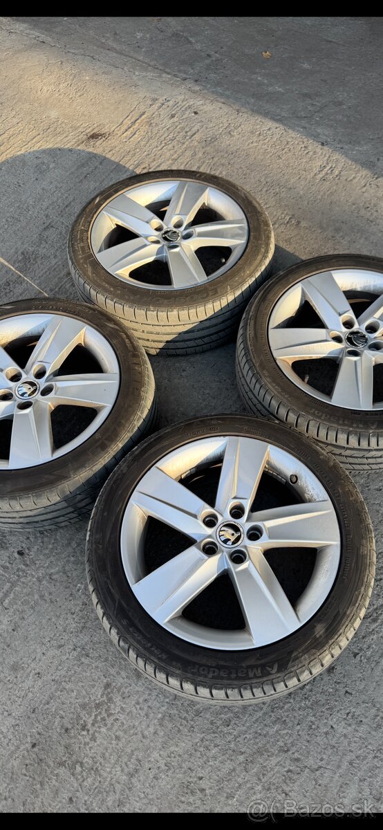 5x100 R16 215/45 r16 Škoda