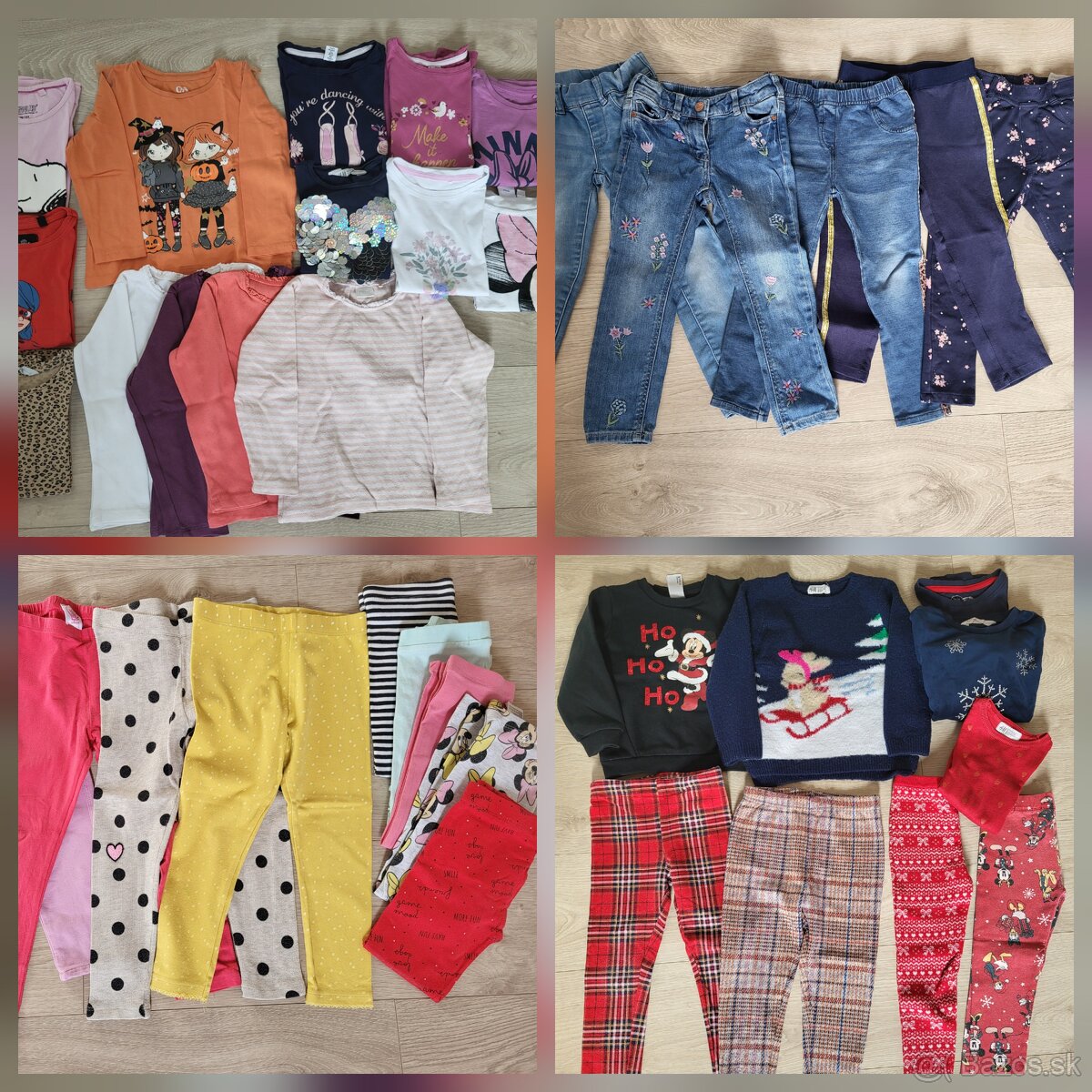 Velky balik oblecenia pre dievcatko vel 104
