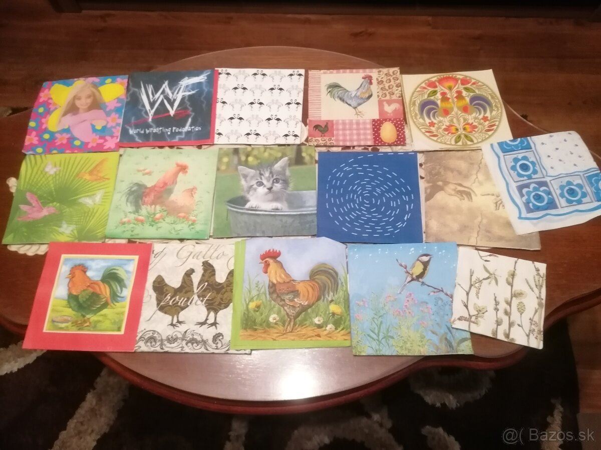 Predám zbierku servitok