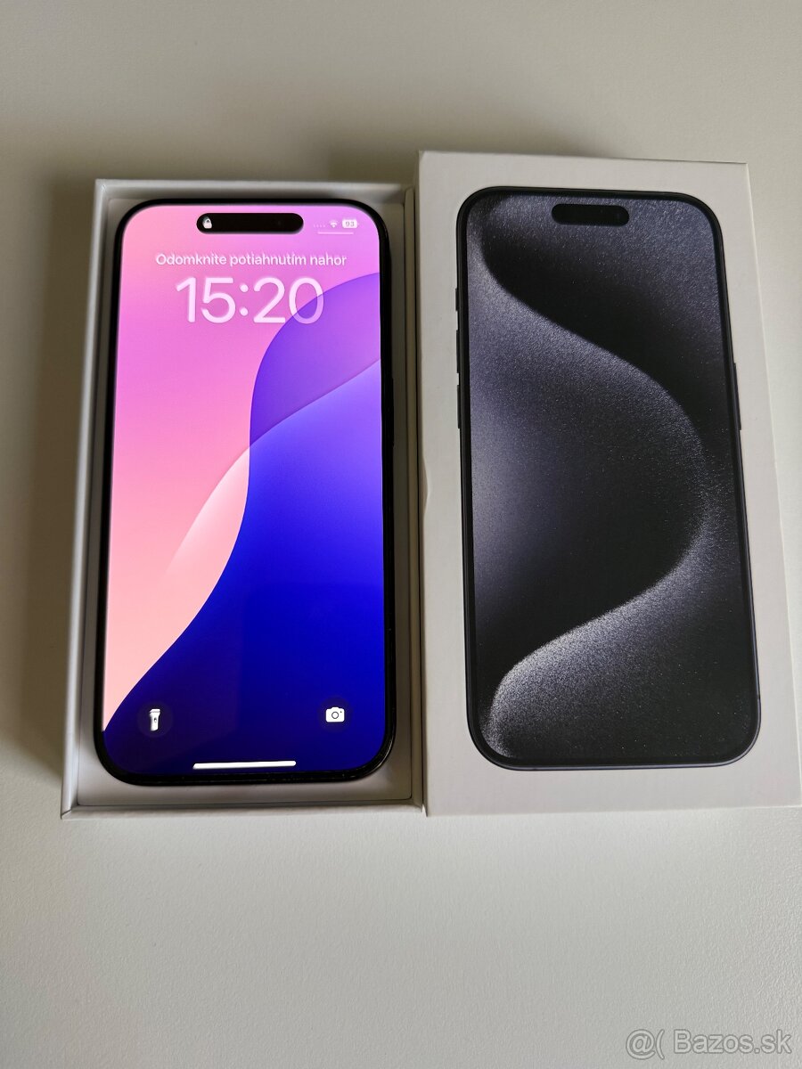 Apple iPhone 15 Pro, 128 GB, Blue Titanium