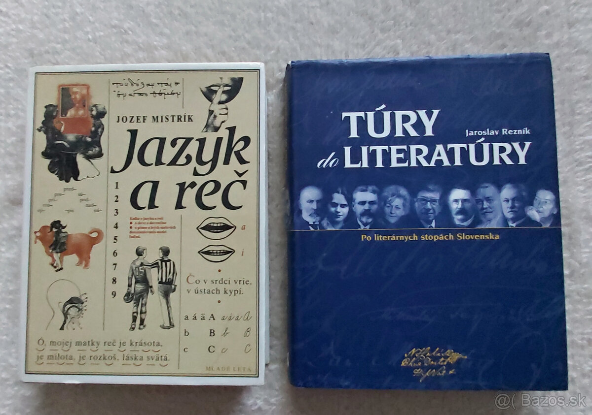 Jazyk a reč, Túry do literatúry