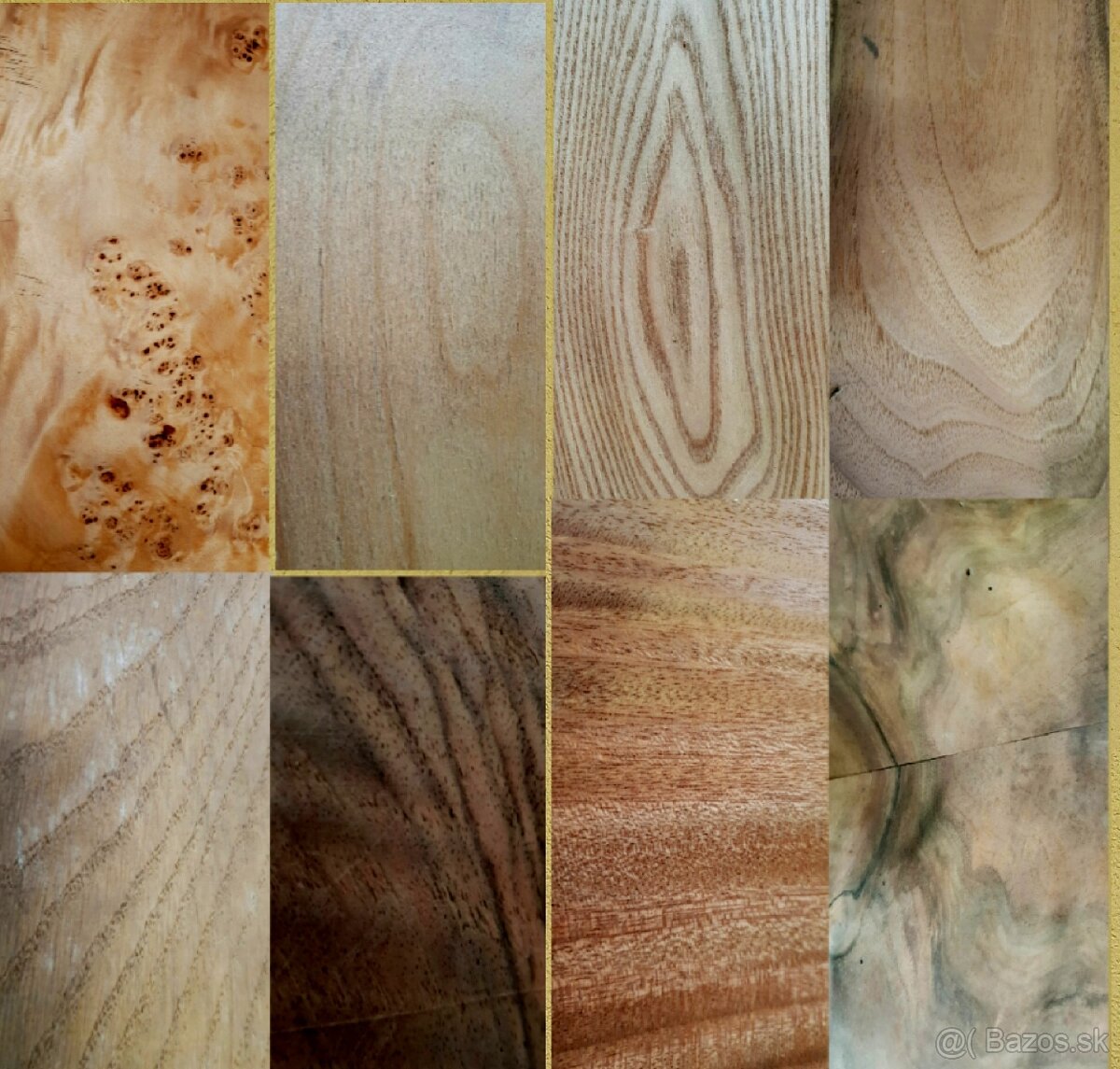 Staré dýhy - Orech,javor ,buk ,dub , topoľová korenica