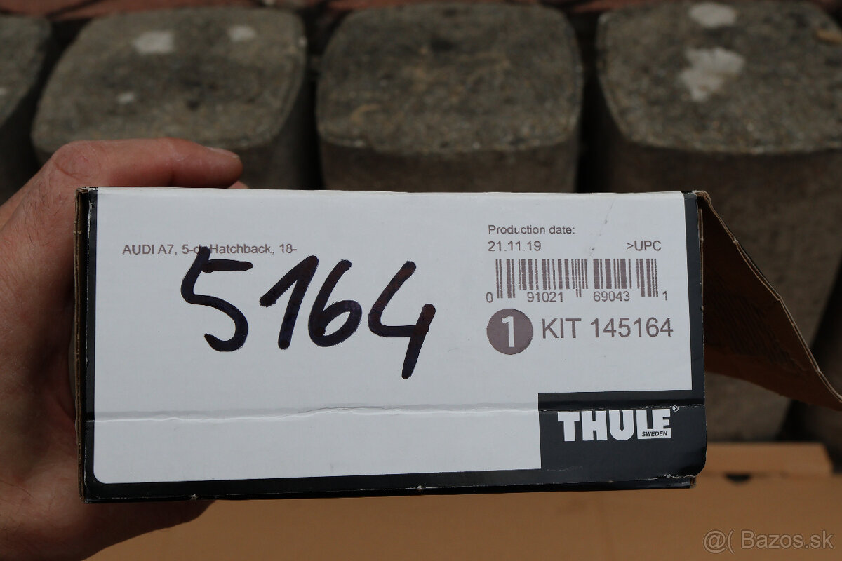 Strešný nosič Thule pre Audi A7, Sportback 5dv, 2018+