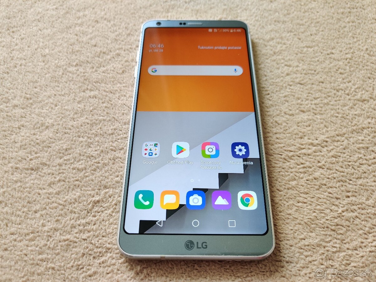 LG G6.  Dual sim.  4gb/32gb+micro SDHC.  Šedá metalíza