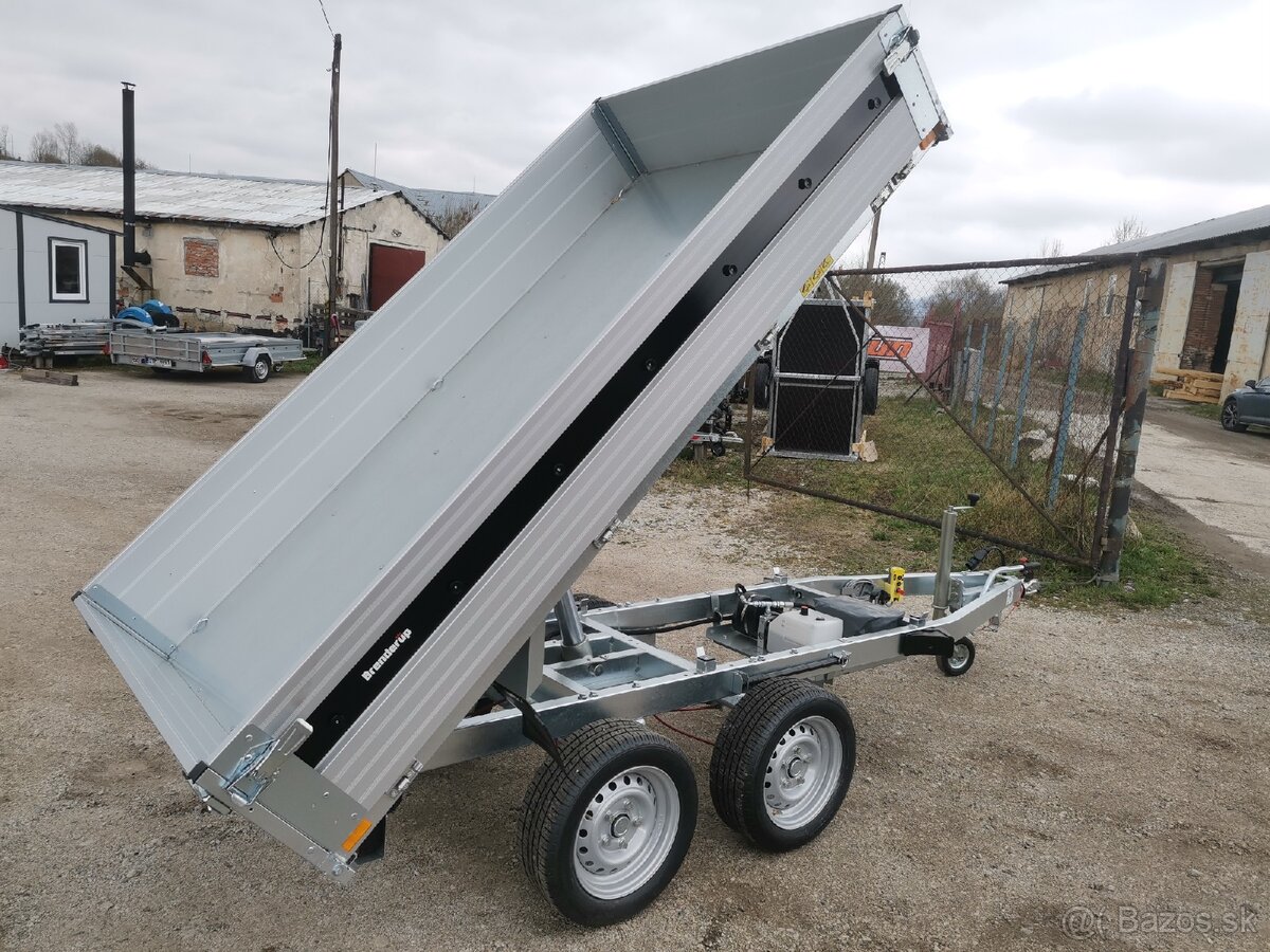 Prívesný vozík hydraulický sklápač 2500kg