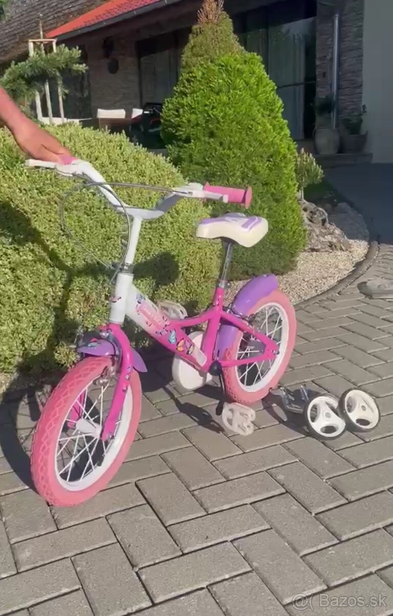 Detský dievčenský bicykel