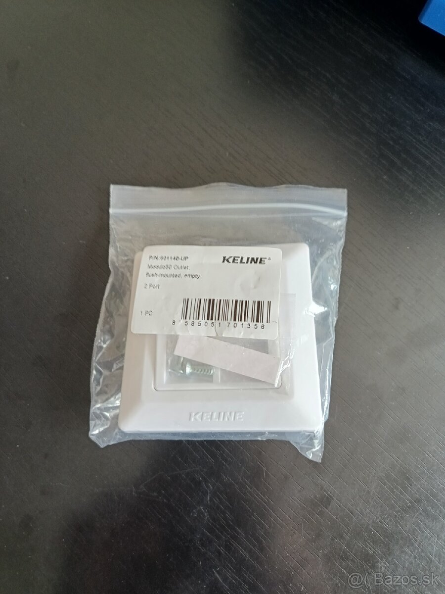 Zásuvka Modulo50 Cat 6A, podpovrchová
