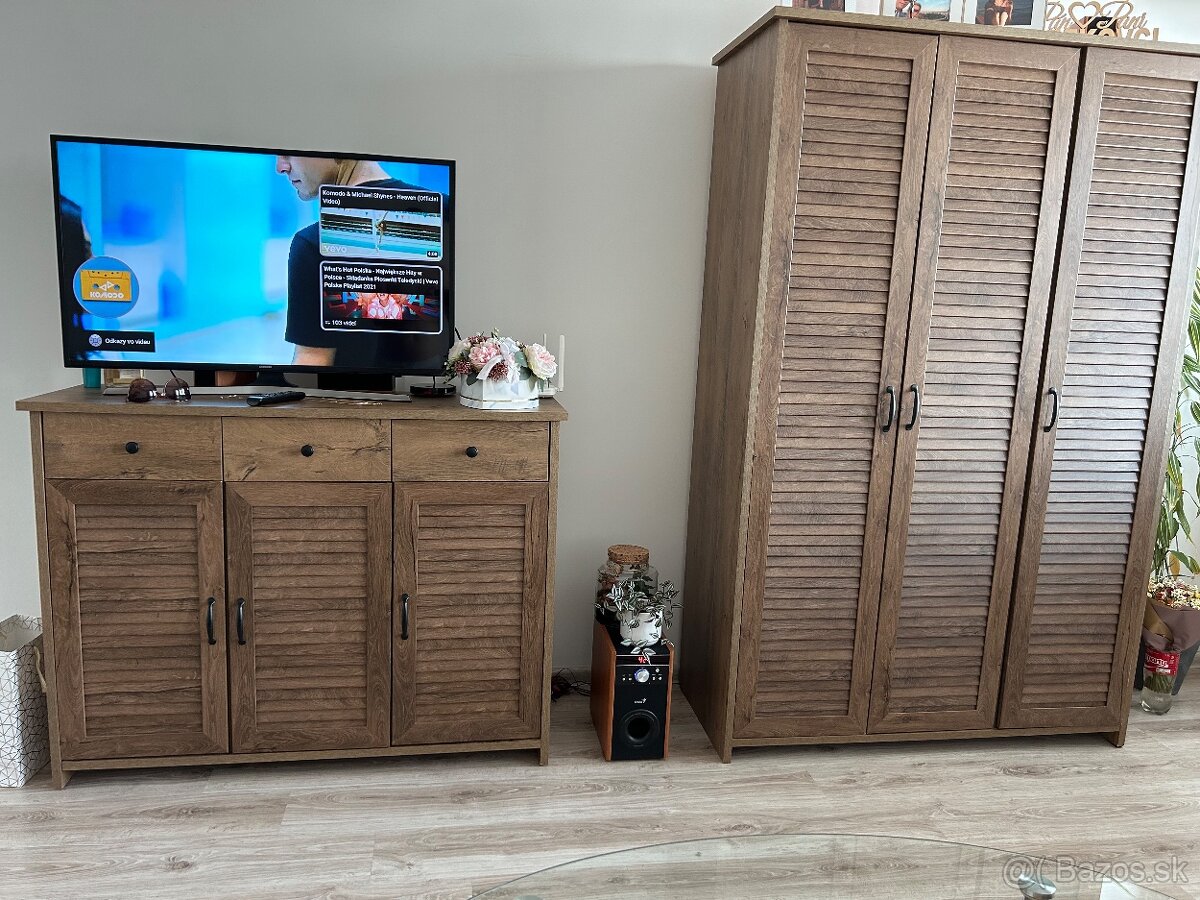 Komoda a skriňa
