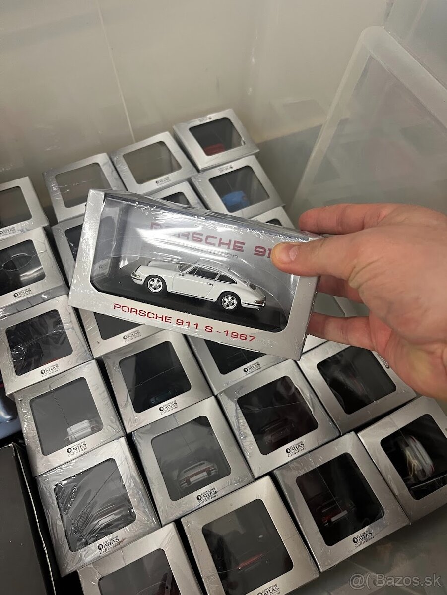 Porsche kolekcia Atlas - komplet 25ks, DVD, pohladnice, plag