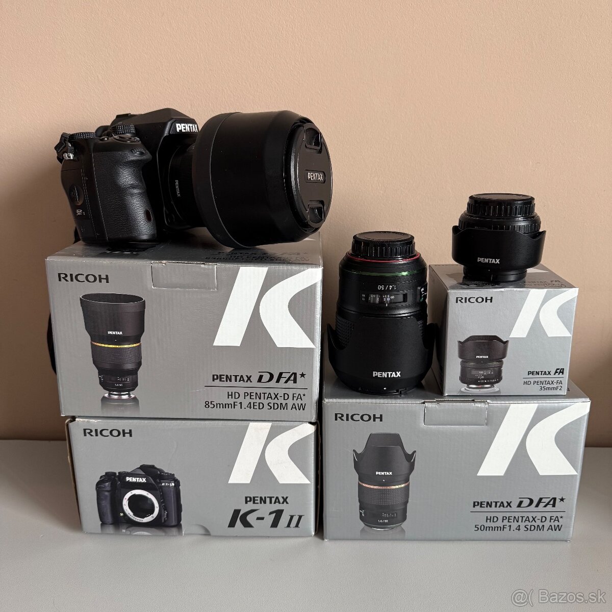 Pentax K1 Mark II + 3 objektívy