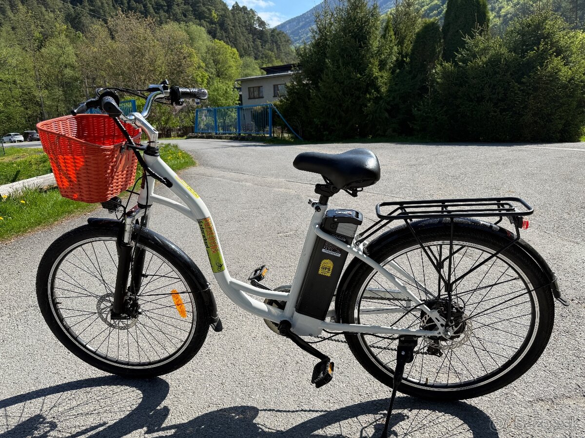 Damsky elektro bicykel DYU 26” v zaruke