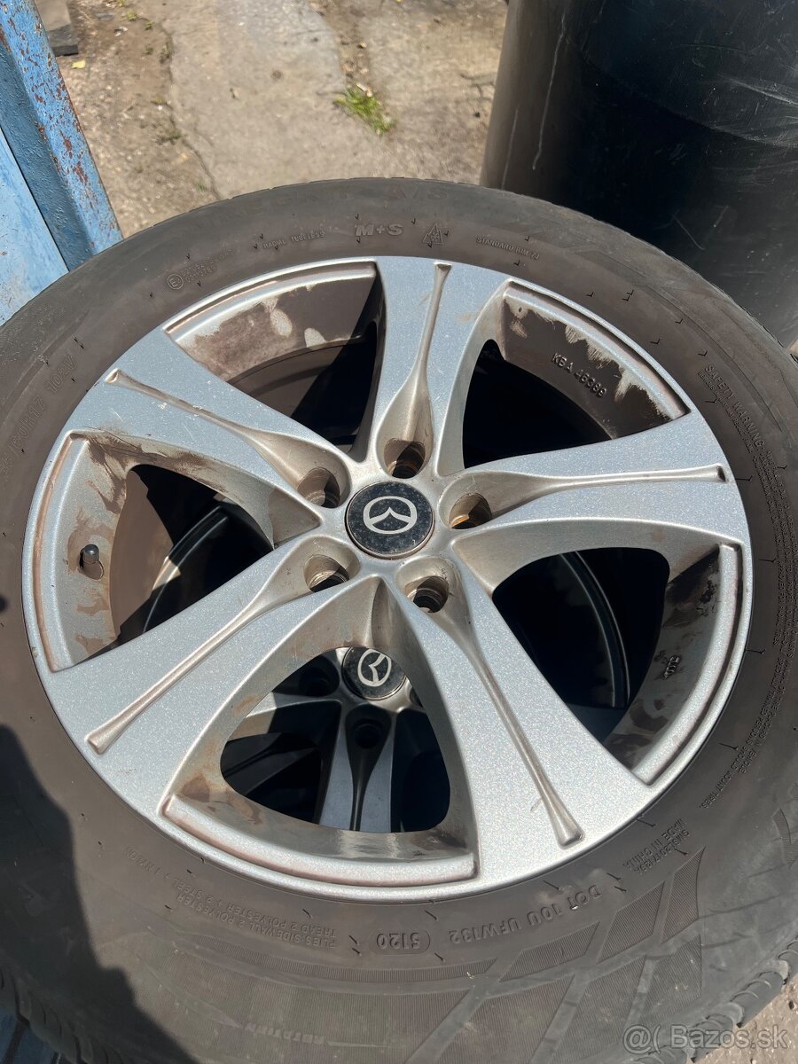 Predám hliníkové disky MAZDA, TOYOTA