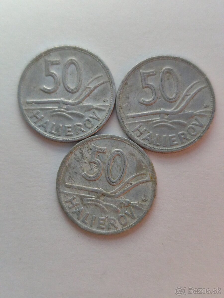 50 halierov 1943 - Slovenský štát