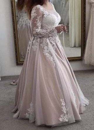 Svadobné šaty ružová sukňa