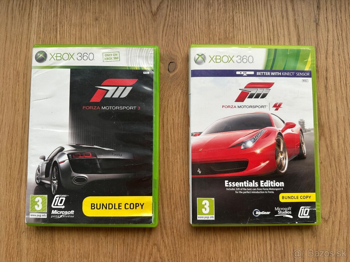 FORZA 3, FORZA 4 (XBOX 360)