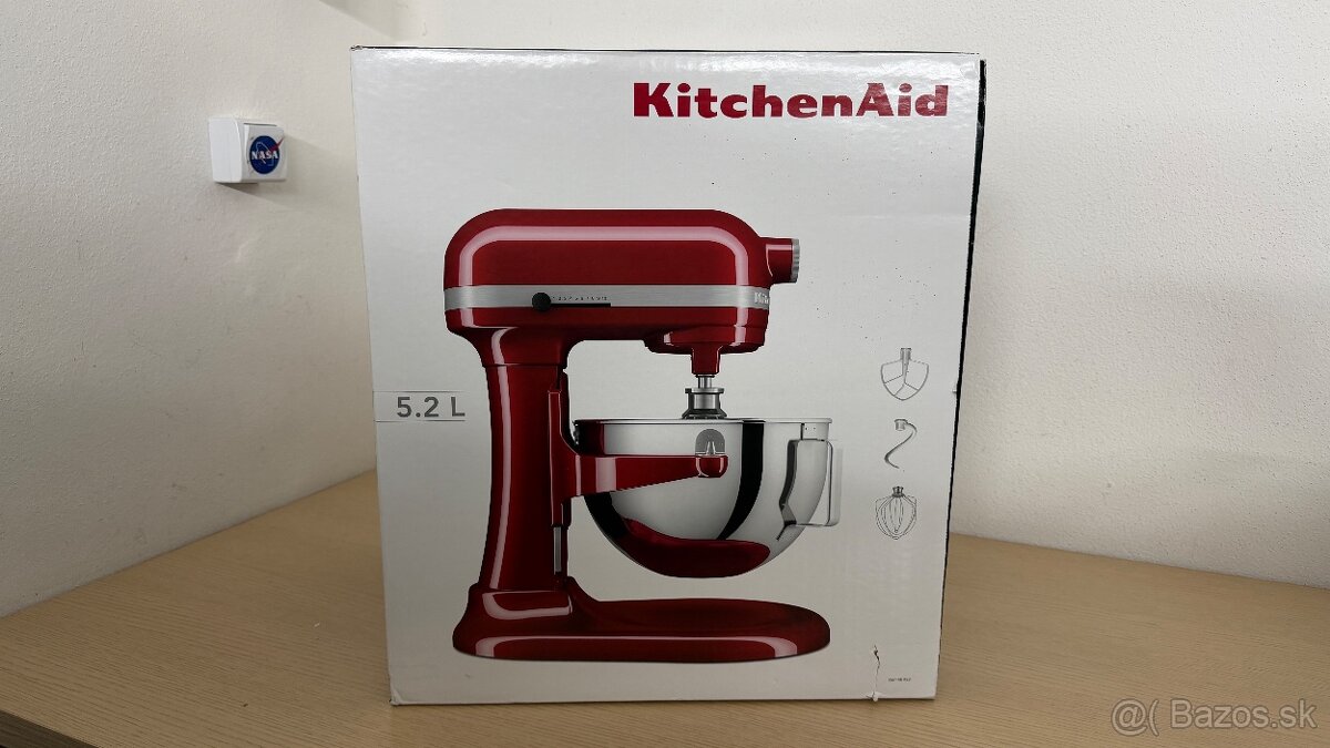 Kuchynský robot KitchenAid Artisan 5KSM60SPXEER červený