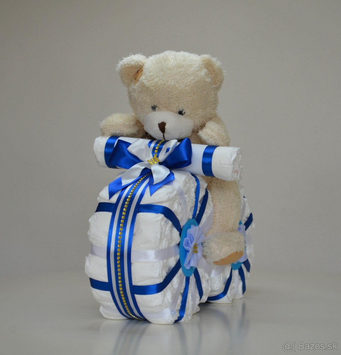 Plienková torta MOTORKA - modrá