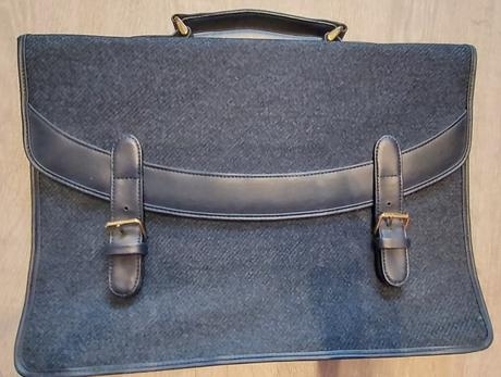 Modrá pánska taška 40 X 30 cm