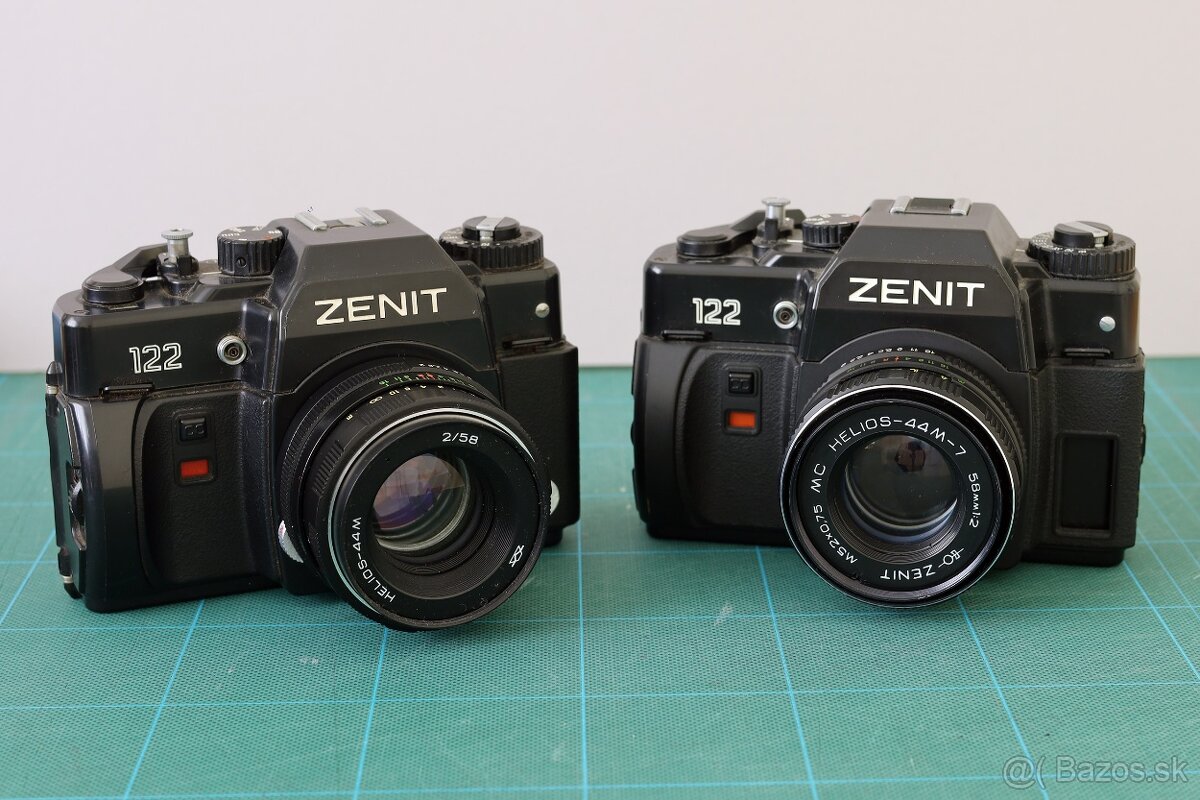 Predám Zenit 122, Zenit 212K a objektívy Helios