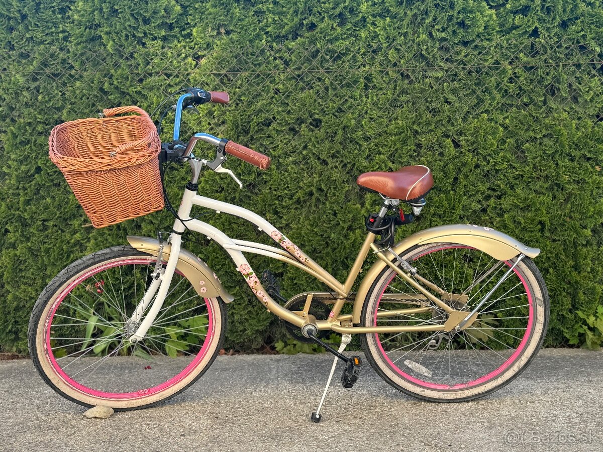 Mestský retro bicykel