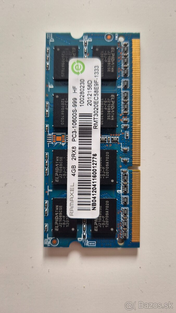 Predam pamäť 4 GB DDR3