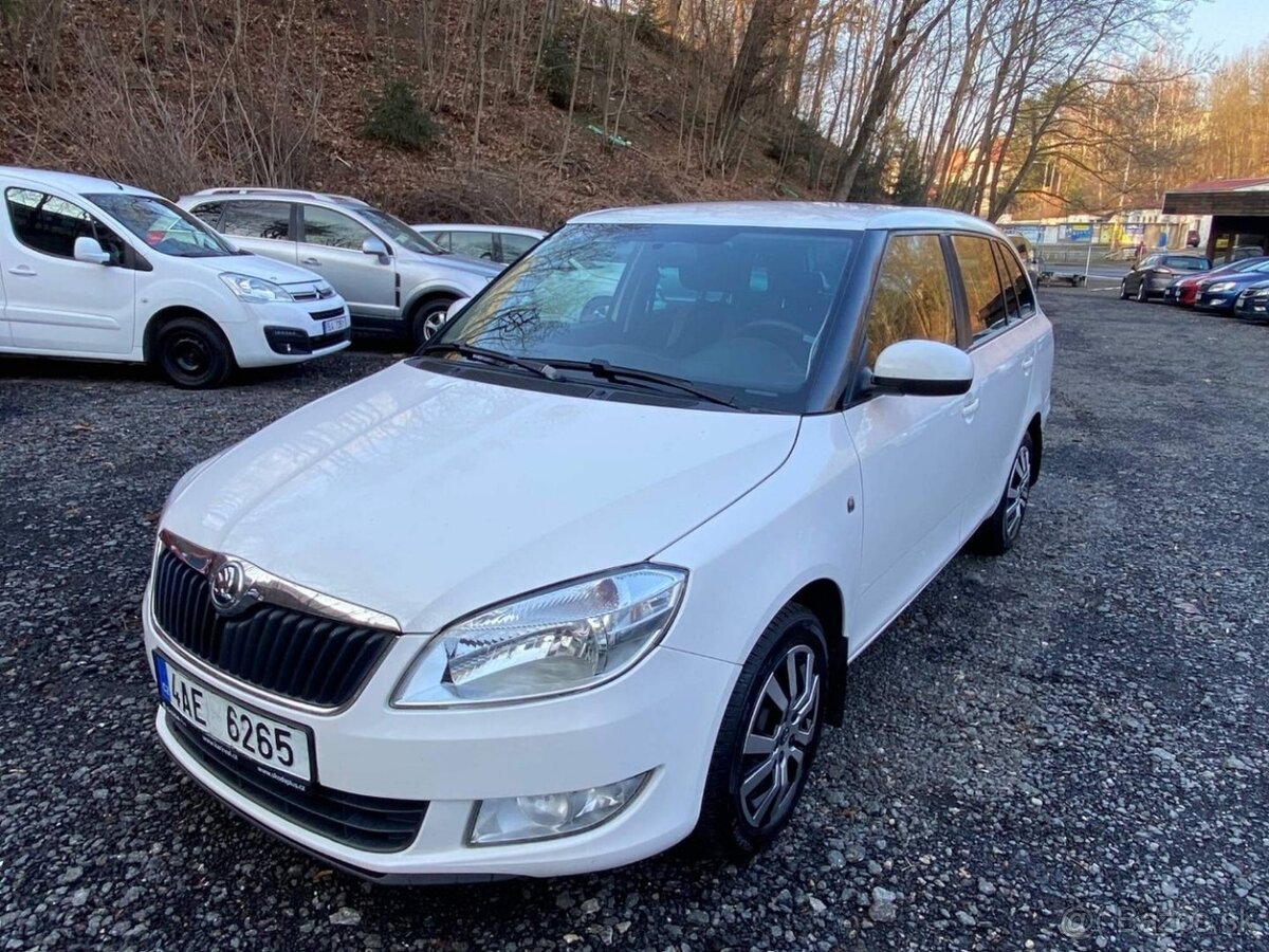 Škoda Fabia 1.6TDI 55kW klimatizace nové ČR 2014