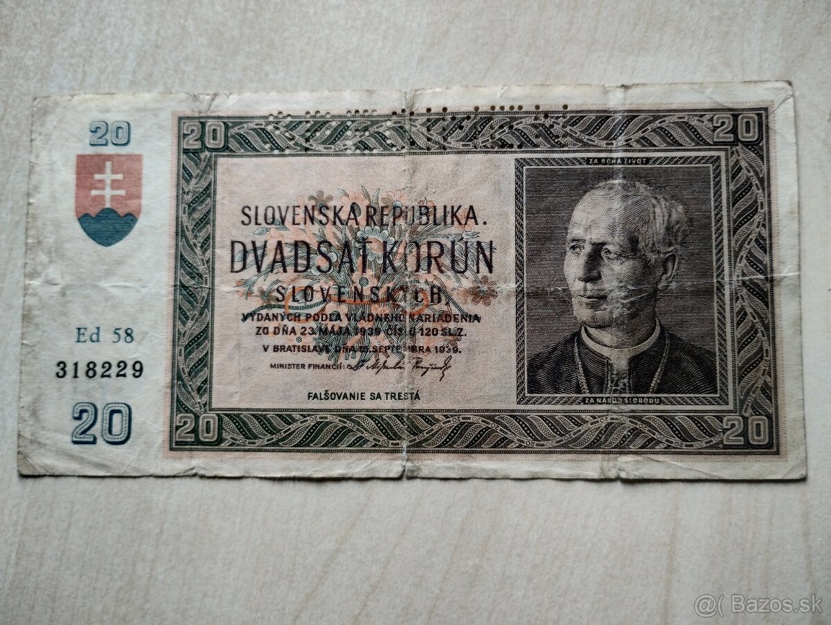predám staré bankovky