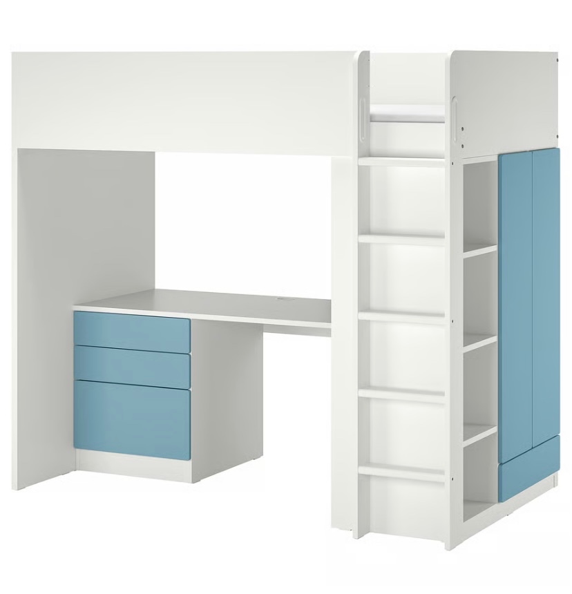 Ikea smastad poschodova postel