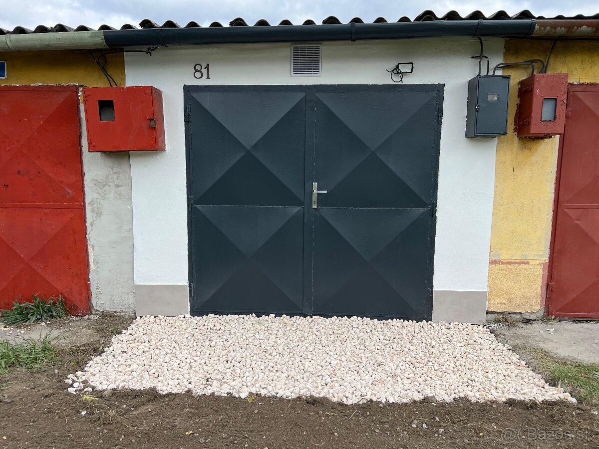 Garáž po rekonštrukcii,(Odborárov-Mieru)