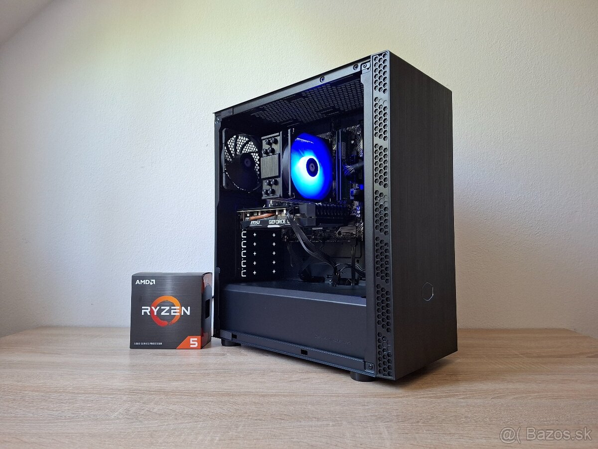 Herný pc 6jadro Ryzen 5 5500 3,60ghz/16GB/NVME/GTX1660SUPER